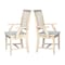 International Concepts Mission Side Chair with Arms, Unfinished Seat, Wood Back, 39.2 W 21.3 in L 21.3 H, Wood Seat 265A - alternate 10
